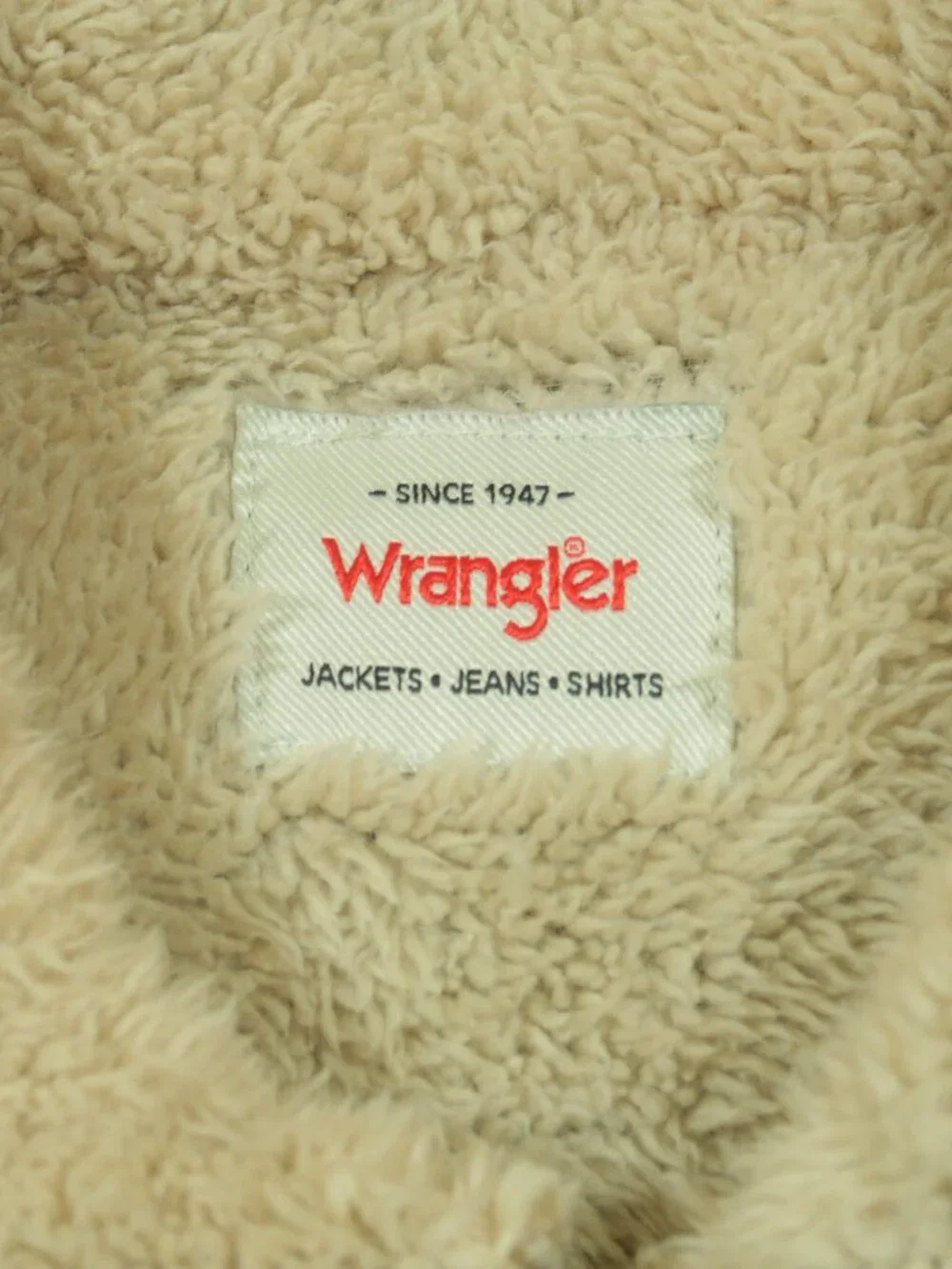 Wrangler 75th Anniversary Sherpa Denim Jacket Mens 2XL Vintage Style Retro